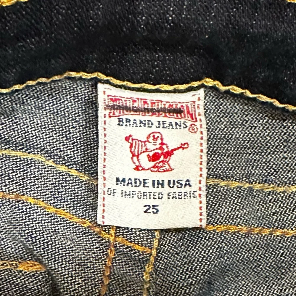 True Religion Joey Dark Indigo Flare Jeans - Picture 4 of 5